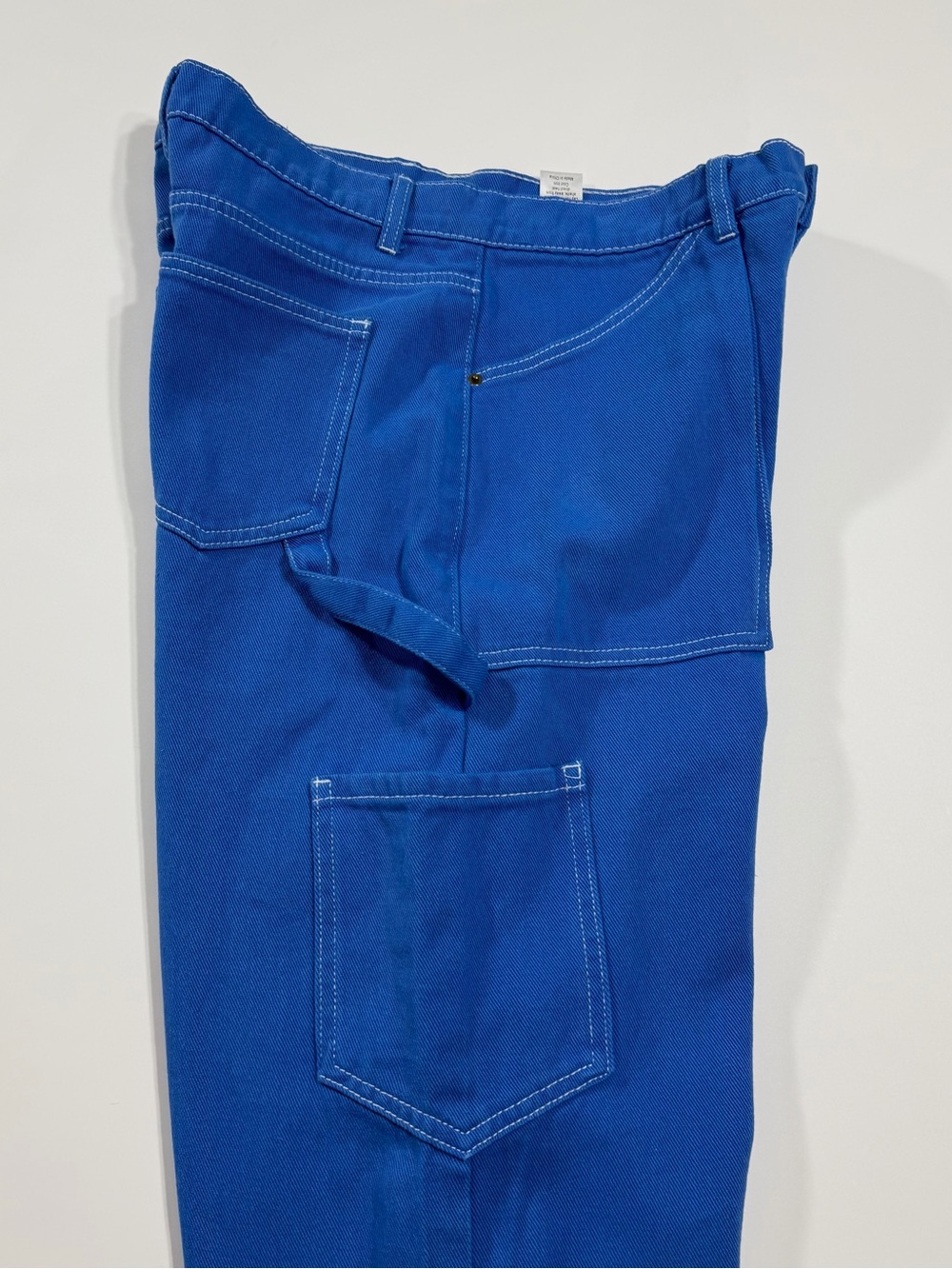 Lioness Miami Vice Cobalt Blue Baggy Wide Leg Jeans M Denim Pants - Picture 4 of 12